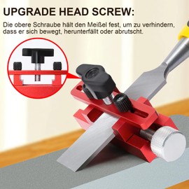 Chisel Grinding Aid Chisel Sharpening Holder Sharpening Aid for Wood Tool Sharpening on Whetstone, Sharpening Holder for Chisel and Planer 0-6.47 cm