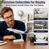 Nhemeylp Plane Model, 1:300 Diecast Aircraft Airplane Model, 20cm, MD-11