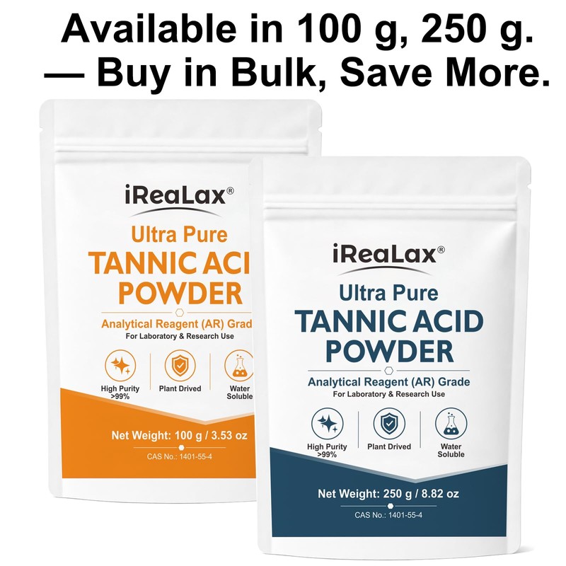 Ultra High Purity (>99%) Tannic Acid Powder, Analytical Reagent (AR)