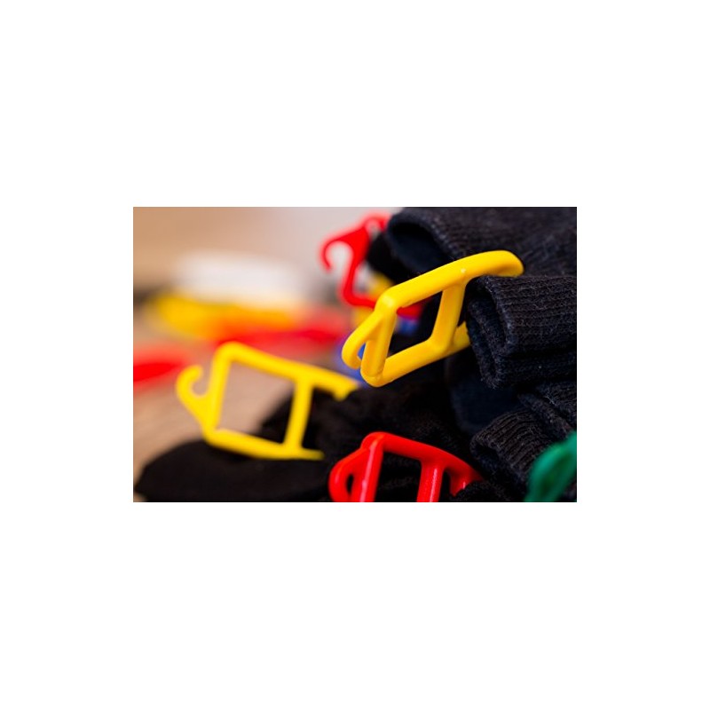 SUPI Pack of 15 Sock Clips Sock Holder Colour (Blue)