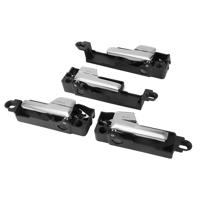 4Pcs Car Chrome Interior Inside Inner Door Handle Fit for