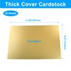 suiwotin 25 Sheets Gold Metallic Cardstock Paper 8.5 x 11