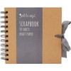 Kraft Small/Medium/Large Square Scrapbook- Quality Kraft Paper Scrapbook with Ribbon