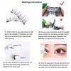 LSNTUU Crafty Co Magnetic Eyelashes, Magnetic Eyelashes with Applicator, Magnetic