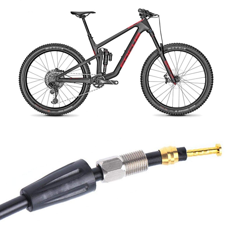 ECSiNG Hydraulic Disc Brake Hose Repair Kit, 2.5m Hose Olive