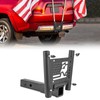 WeiSen Dual Flag Pole Holder Mount Kit with Hitch Receiver