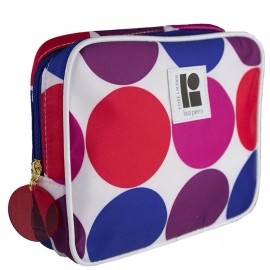 Estée Lauder Lot of 5 LISA PERRY Estee Lauder Multicolors Dots  Cosmetic Makeup Travel Bag