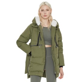 Orolay Women's Thickened Down Jacket Green 2XL