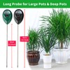 Hathdia Extended Long Probe Soil Moisture Meter, 2 Pack Plant