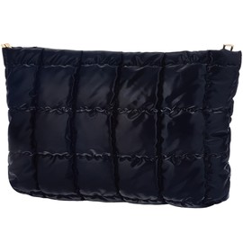 CREATCABIN Puffy Make Up Tasche Kosmetiktasche Leder Make Up Tasche Kulturbeutel Beutel Geldbörse Leicht Tragbar Waschbar Große Kapazität Aufbewahrungs Organizer Für Urlaub 26.5x15x5.5cm Schwarz