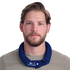 KOOLGATOR Evaporative Cooling Neck Wrap – Reusable Neck Cooler with Long Lasting Relief During Hot Weather Activities, Sports, & Outdoor Work, Navy Blue, 1 Pack