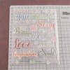 arriettycraft Hello Thank You Sorry Love Words Phrase Birthday Stamps