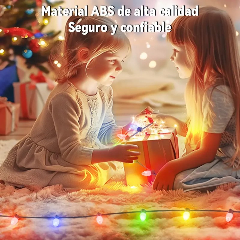 Serie de Luces Solares Goodea para Exterior, 7 m con