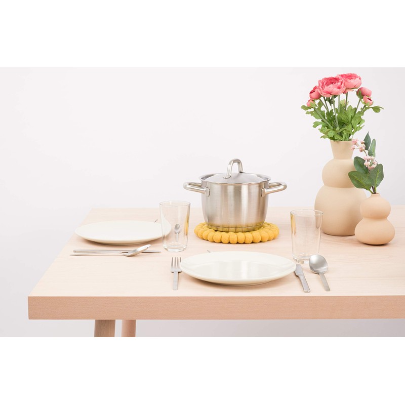 myfelt Klara Felt Ball Trivet Round Diameter 20 cm