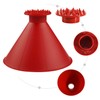 Magical Car Ice Scraper with Funnel,2 Pack Cone Windshield Ice