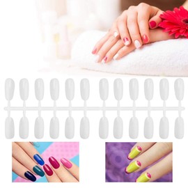 Nail Tips Display, 240pcs, False Nails & AccessoriesNail TipsNail Gel Color Display Tips Double Sided Foldable Practice Samples[01]