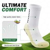 ROGOHPE 2/4 Pairs Grip Socks Football For Kids Men Adult