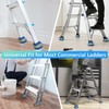 4PK Upgraded Step Ladder Safety Boots Floor Protectors with Reflective