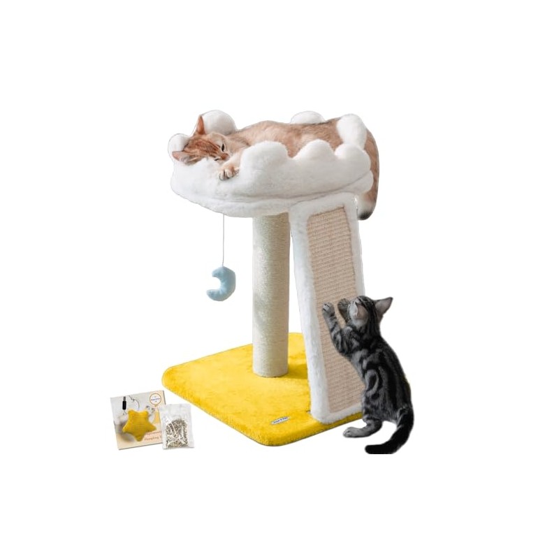 Happi N Pets Cat Tree, Cloud Cat Tower with Soft