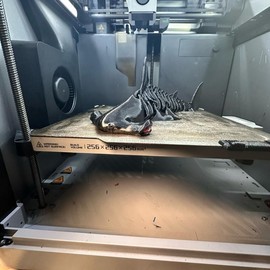 3D Printed Hammer Head Shark Fidget Toy - Stress Relief Toy