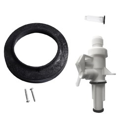 13168 RV Toilet Water Valve Kit Fits for Aqua Magic IV Toilets