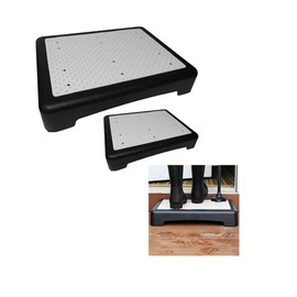 Evelots Mobility Step Stool -Set of 2 Heavy Duty Bedside Step Stool- Non-Slip Outdoor Indoor Portable Step Platform to Assist Seniors for Stairs, Bed, Cars, Chair, Bathtub - Up to 425lbs Capacity