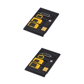 Gatuida 10pcs Sim Card Adapter Kit Nano Sim Adaptor Mobile Phones Portable Design Eject Practical for Easy Use Random