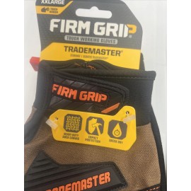 FIRM GRIP Trade Master XX Large Tan Duck Canvas Glove Brown Orange 2 Pair