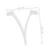 BESPORTBLE 3sets Pool Vacuum Attachment Clips V Shaped Pool Brush