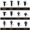 YFRENZICAL 240 Retainer Clips+5 Fastener Remover Car Plastic Rivets Fasteners