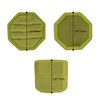 U·helper Velvet Ring Box, 3 Slots Octagonal Jewelry Ring Gift