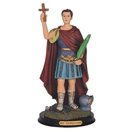 StealStreet Saint Expedites Holy Figure Religious Statue Decor, 12"