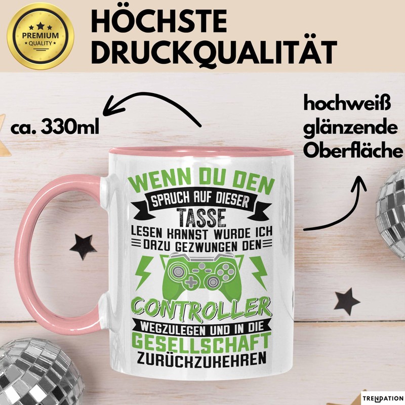 Gamer Tasse Geschenk Zocker Wenn Du Den Spruch Lesen Kannst