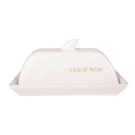 Beachcombers 8" Ceramic Shark Butter Dish