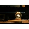 PENTBURG Crystal Ball Lamp, Luminous Solar System/Galaxy Crystal Table Light