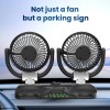 Unbranded Foldable Dual Head Fan Silent Cooling 2 Speeds 360