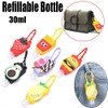 Strawberry Empty Travel Hand Sanitizer Bottle, Silicone Sleeve Refillable Empty