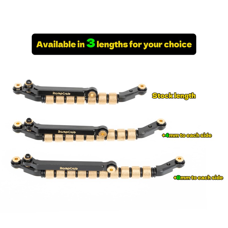RampCrab Copper Sleeve Bearing Steering Link for SCX24 & AX24