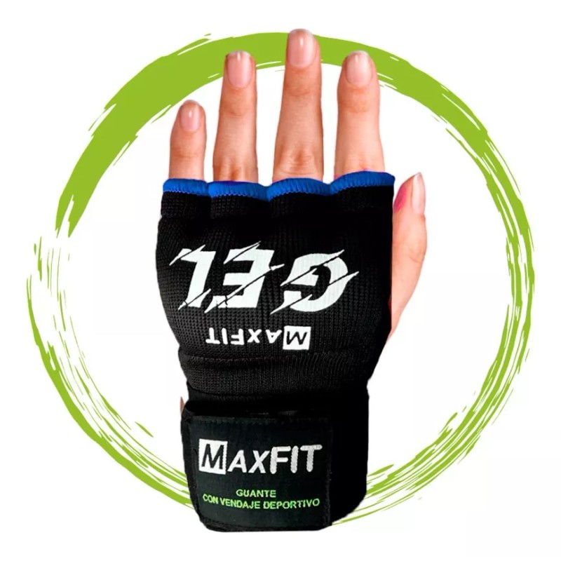 Maxfit Guantes D Boxeo Con Protección De Gel Y Vendaje