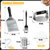 Qcdou Burger Press Kit, Smash Burger Press, Flat Top Griddle