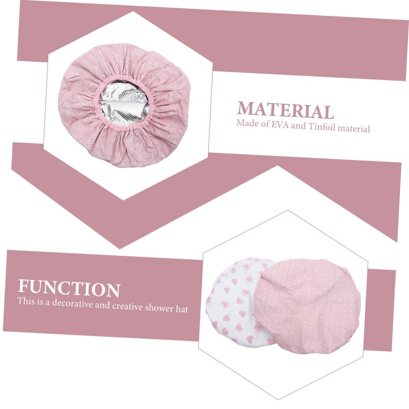 SAFIGLE 2Pcs Waterproof Hair Conditioning Caps for Women – Double