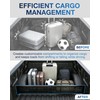 Adjustable Truck Bed Divider, Expandable Steel Cargo Organizer Panel