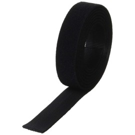 Trusco Weather Resistant Magic Band Fastening Tape, Double-Sided, 0.8 inches (20 mm) x 5 ft. (1.5 m), Black TMKT-2015-BK