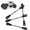 4pcs RC Steering Tie Rod Adjustable Rear Upper Linkage Rod