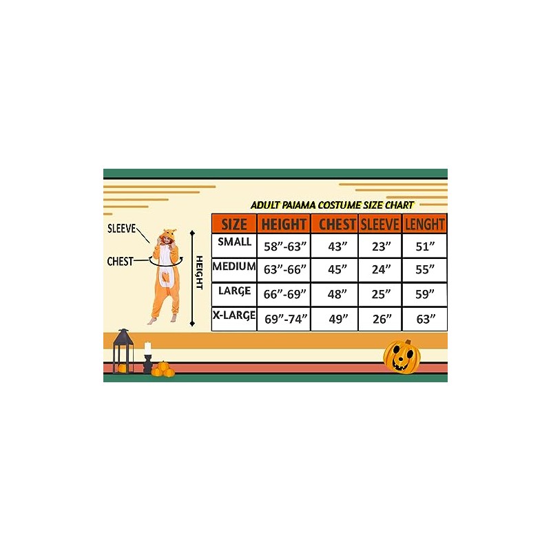 ZKomoL Unisex Adults’ Kangaroo Onesie, Pyjamas, Cosplay Idea, M