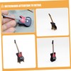 Ciieeo 1 Set Mini Electric Guitar Stand Ornaments for Guitars