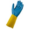 Soft Scrub Neoprene Coated, Reusable Latex Household Glove Small