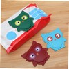 CORHAD 2pcs Cartoon Owl Wet Wipe Lids Reusable Dustproof Tissue