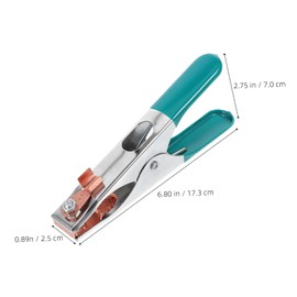 Gadpiparty Welding Ground Clamp Copper Grip Tool for Manual Welder Grounding for Welding Machine Strong Clamping Force Stable Conductive Tip