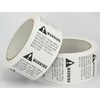 10 Rolls/5000 Labels,Suffocation Warning,Keep Away from Small Children,2" X 2"